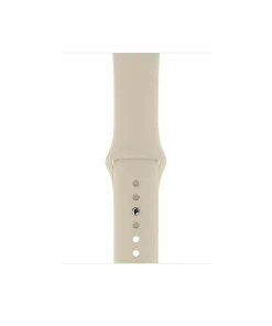 Antique white sport band for smartwatch with silicone strap and pin closure