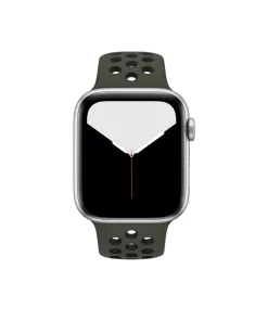 Apple Watch sport band active army green black smartwatch strap