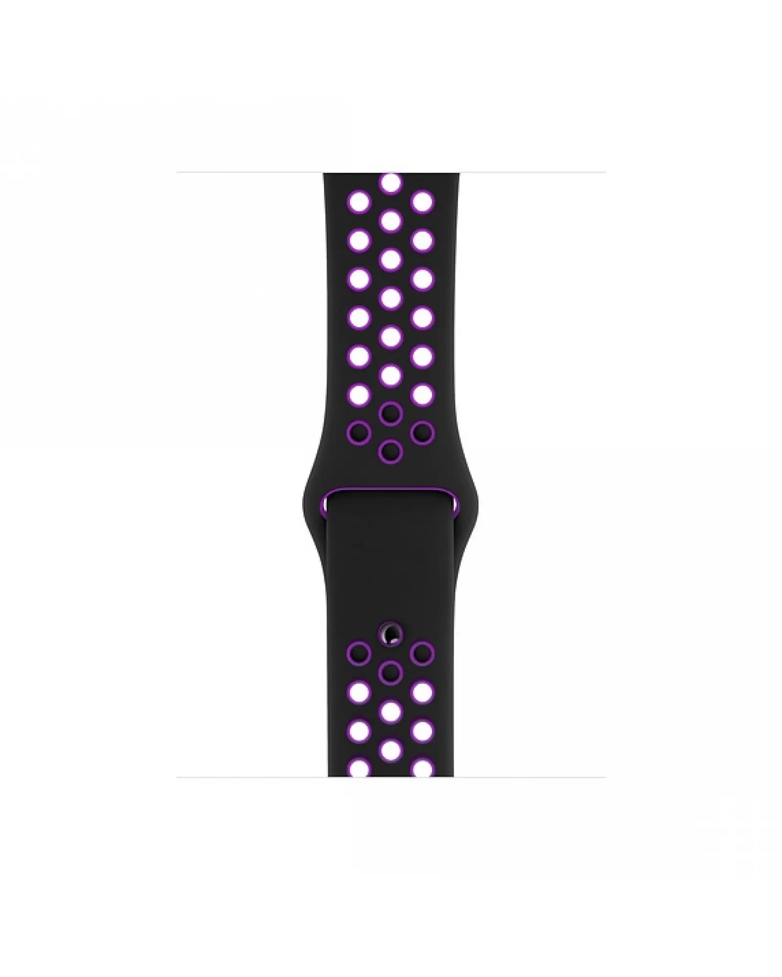 Black sport band with purple LED lights for smartwatch