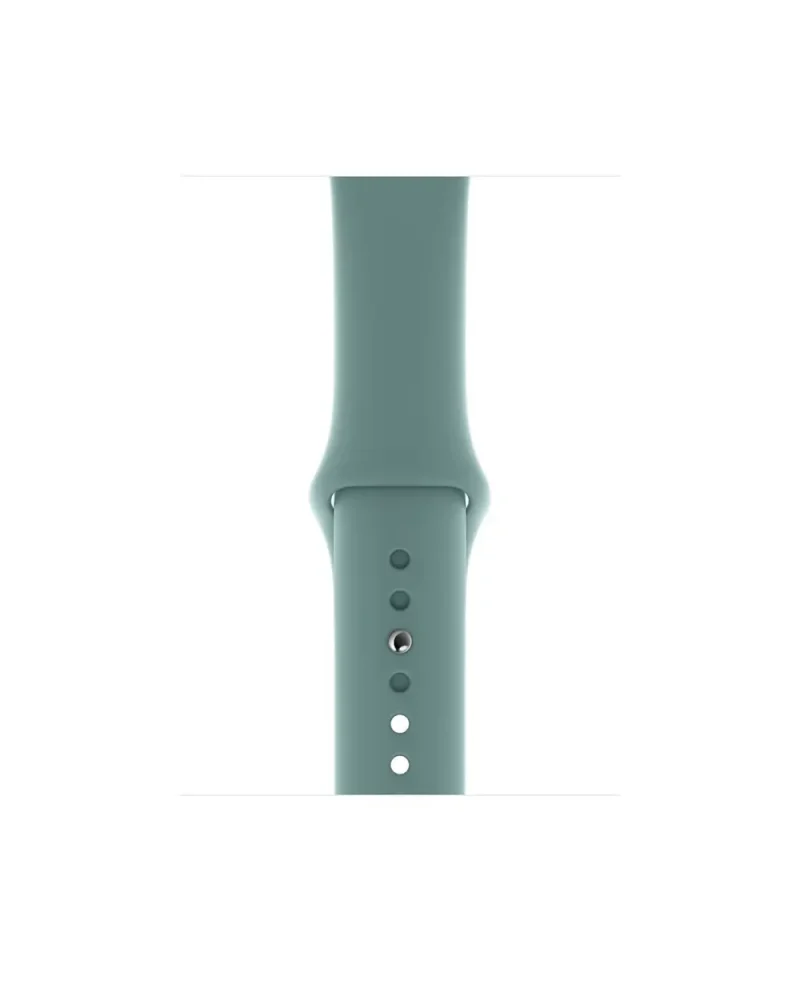 Cactus green silicone sport band for Apple Watch with pin closure