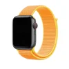 Apple Watch sport loop band canary yellow nylon woven strap
