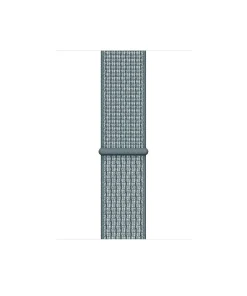 Celestial Teal Sport Loop woven fabric watch band with adjustable closure