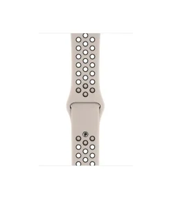 Desert sand Nike sport watch band with perforated holes for breathability