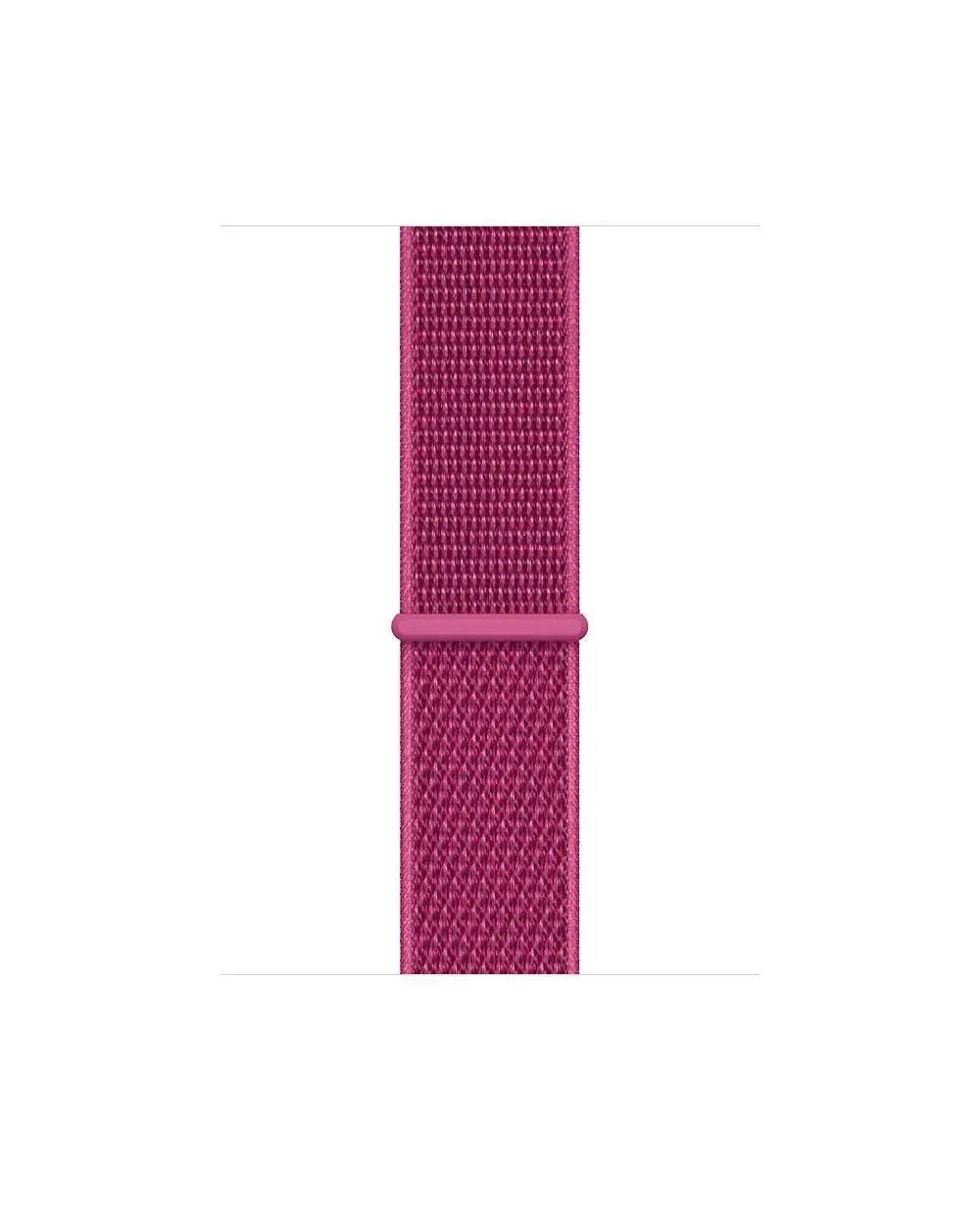 Magenta sport loop watch band woven fabric material with connector