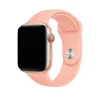 Grapefruit sport band for smartwatch with pink silicone strap and metal digital crown