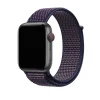 Apple Watch sport loop band indigo woven nylon with space gray case