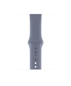 Lavender gray sport band for smartwatch with silicone material and ventilation holes