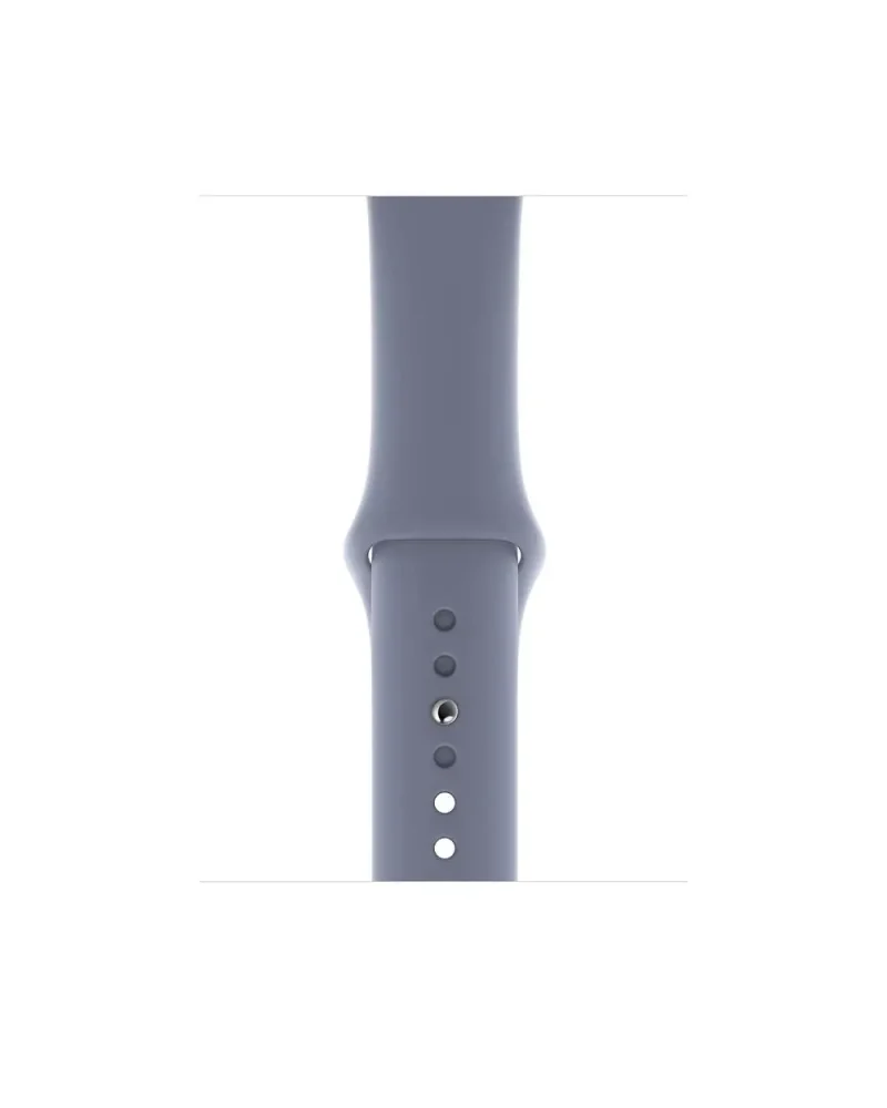 Lavender gray sport band for smartwatch with silicone material and ventilation holes