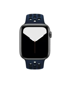 Apple Watch Series 7 Nike Sport Band Midnight Blue Black smartwatch