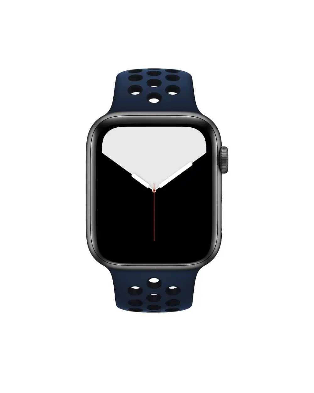 Apple Watch Series 7 Nike Sport Band Midnight Blue Black smartwatch
