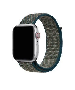 Apple Watch Sport Loop band Neptune Green woven nylon strap