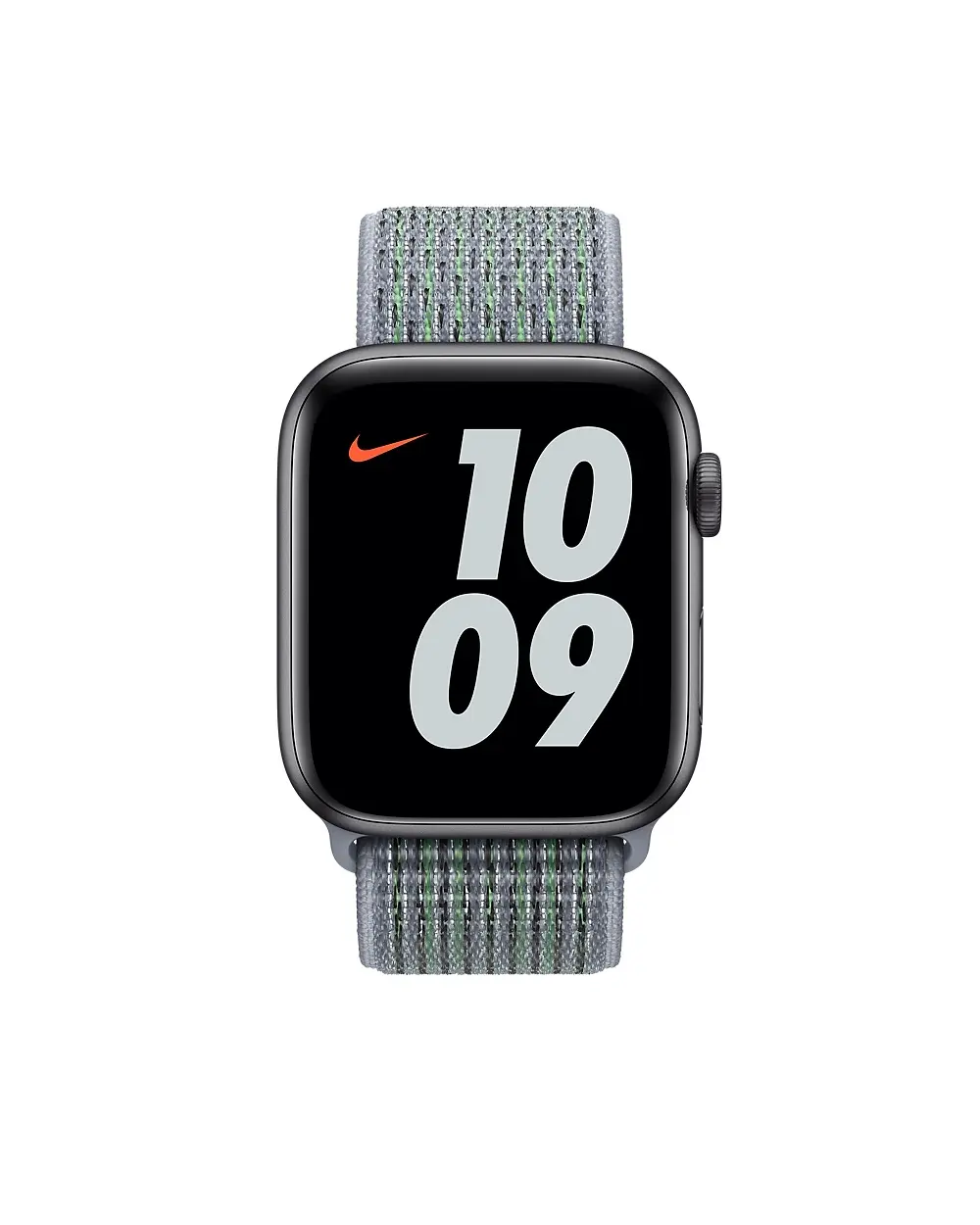 Nike Apple Watch Sport Loop band Obsidian Mist gray woven fabric