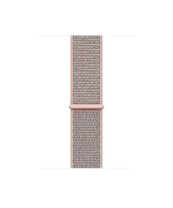 Pink Sand Sport Loop woven nylon watch band with adjustable fit