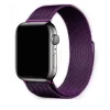 Purple Milanese Loop mesh band for smartwatch with magnetic closure