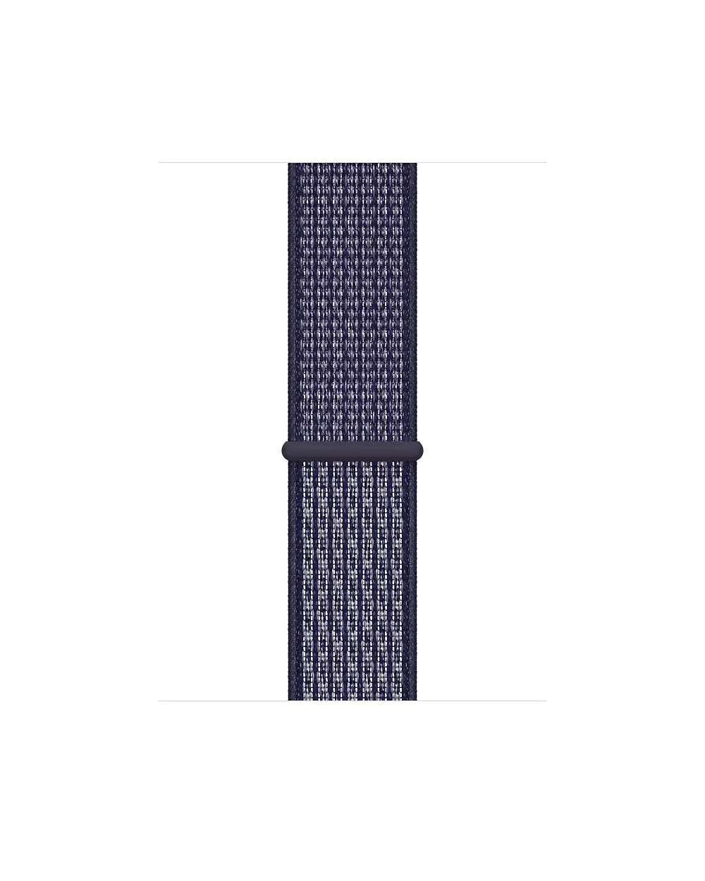 Dark purple woven sport loop watch band with adjustable closure