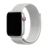 Apple Watch silver aluminum case with summit white sport loop band