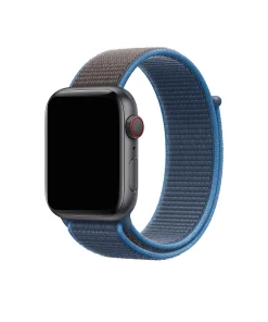 Apple Watch Sport Loop band Surf Blue nylon woven strap