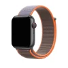 Apple Watch sport loop band orange and gray nylon athletic strap