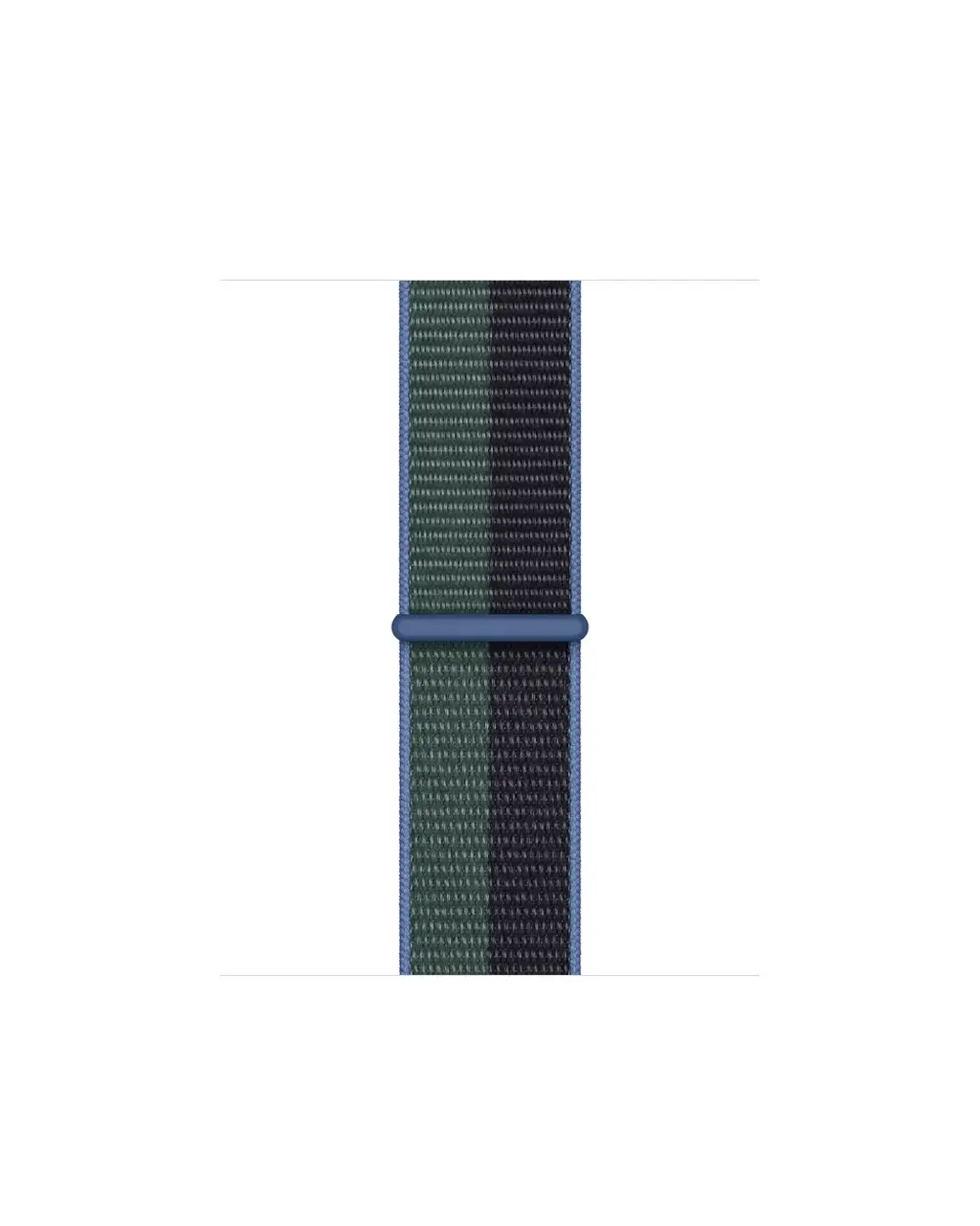 Blue midnight eucalyptus woven sport loop watch band strap