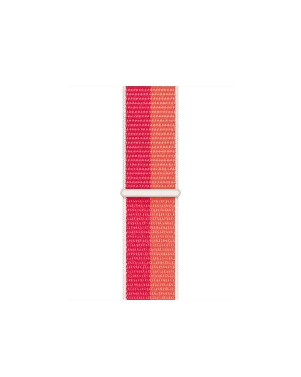 Pink nectarine sport loop woven fabric Apple watch band strap