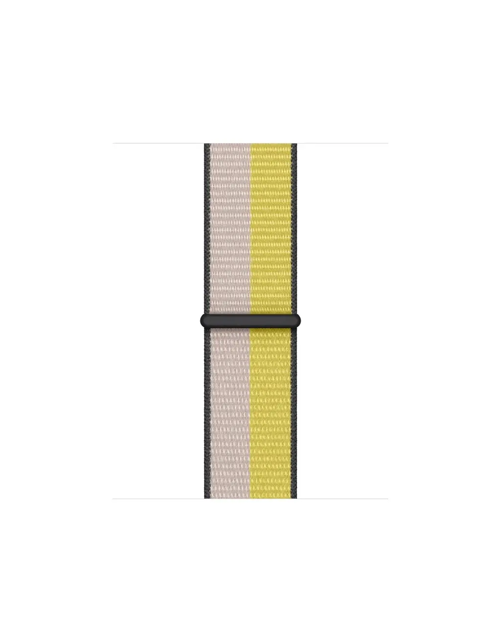 Sport Loop watch band oat milk and lemon zest nylon material