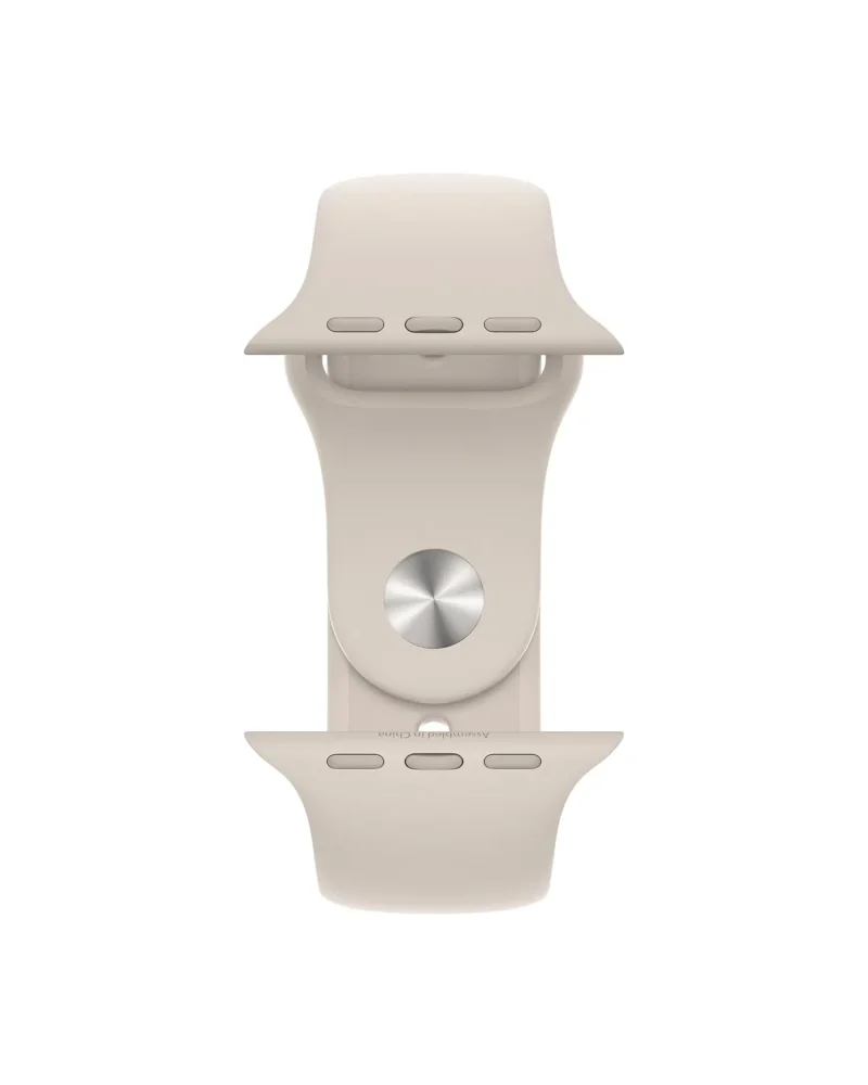 Starlight sport band for smartwatch with silicone strap and metal pin connector