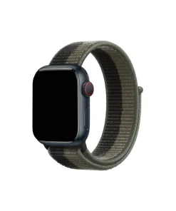 Apple Watch Series sport loop band tornado grey nylon fabric strap