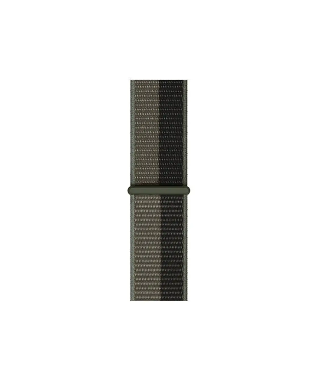 Tornado grey nylon sport loop watch band with metal connector