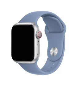 Apple Watch sport band winter blue silicone strap replacement