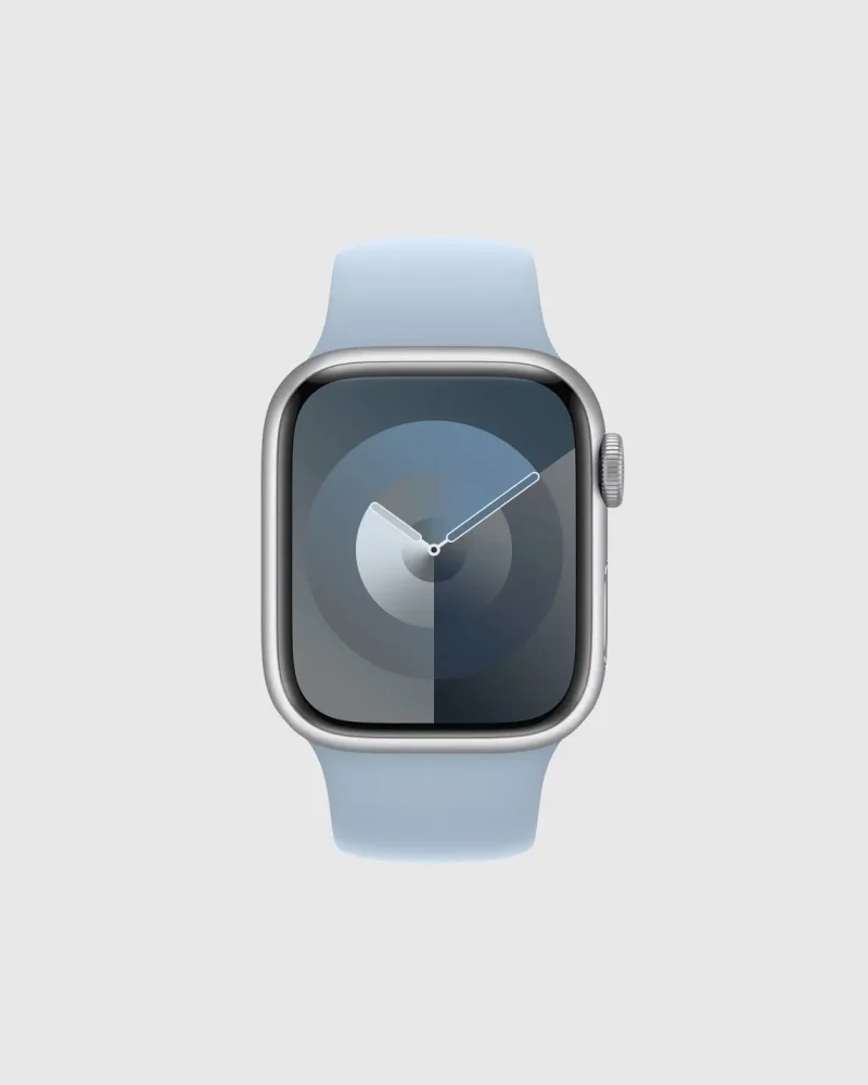 Alternative view of Light Blue Sport Band for Apple Watch — Soft Silicone, Sweat-Resistant Replacement Strap